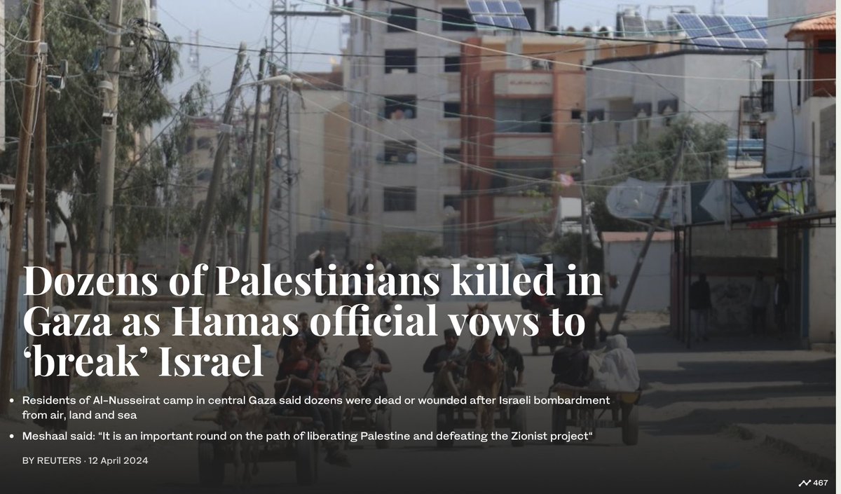 Gaza and Hamas are so pathetic
[Arab News] #Gaza #HamasISIS
