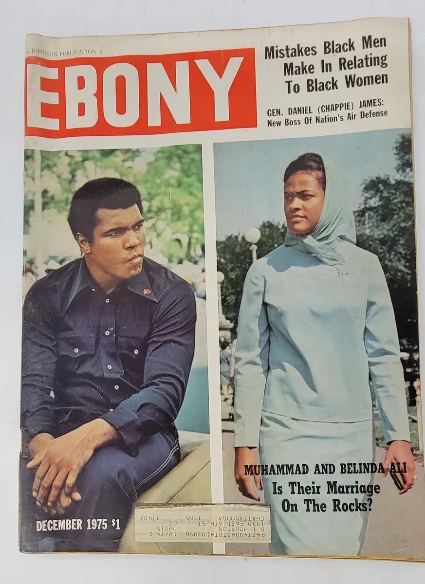 CheapSeats411's tweet image. Find the Ebony cover from the month/year you were born.

December 1975