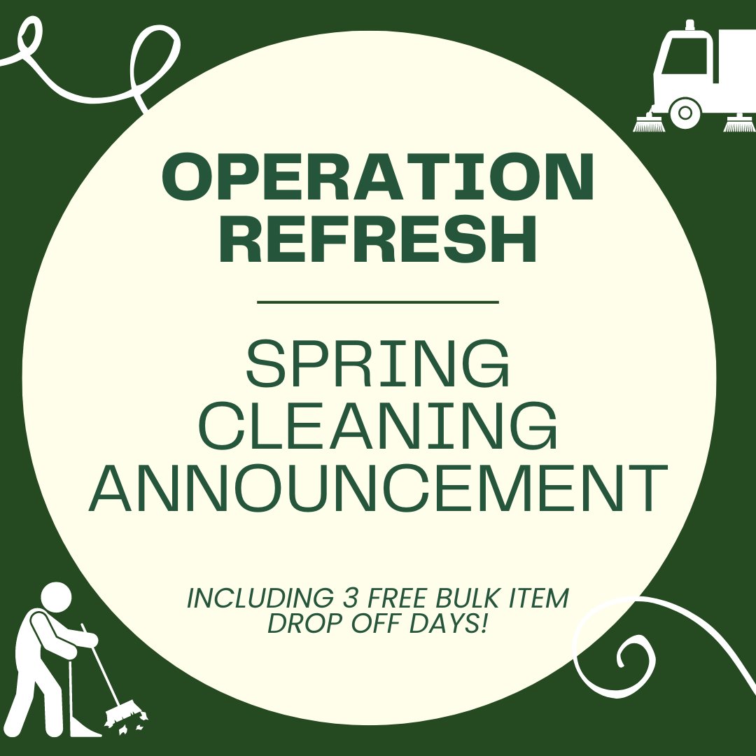 Mayor Carmella Mantello is excited to announce Troy Operation Refresh, the spring-cleaning plan for 2024. Just in time for warmer weather, City of Troy Quality of Life Action crews will begin their spring-cleaning on Monday, April 15. Read more here: ny-troy.civicplus.com/CivicAlerts.as…