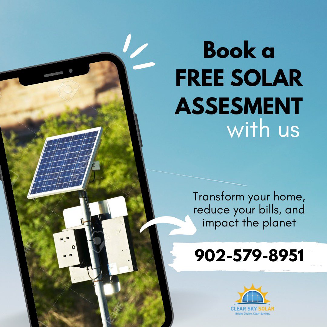 Ready to embrace the sun's power? ☀️🌱 Book a FREE assessment with us and discover how solar energy can transform your home, reduce your bills, and impact the planet positively. Let's make your solar dream a reality, together! 💡🏡 #GoSolar #FreeAssessment #Canada