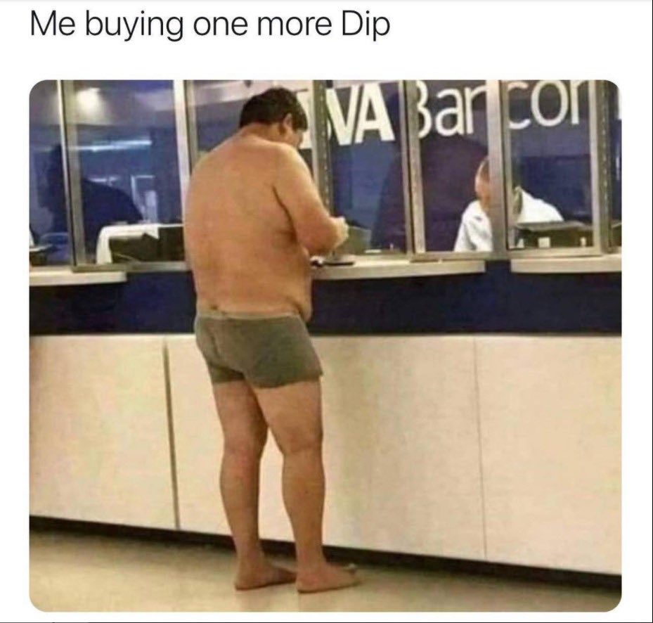 “One last dip”