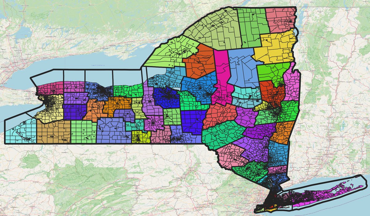 And in great timing, today I can finally say I have updated shapefiles from every county/city Board of Elections! Working now on standardizing naming schemes and assigning the appropriate state legislative & congressional districts to each Election District (aka precinct).