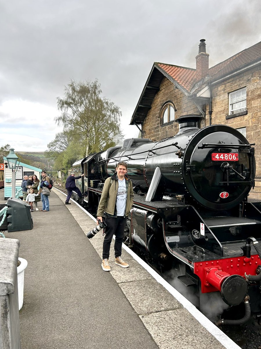 A fantastic birthday spent on the NYMR today with the fiancé! 🤩 Great to see both Black Fives in steam! 100’s of photos to open and a few presents for the layout! 🎁🚂 #tmrguk