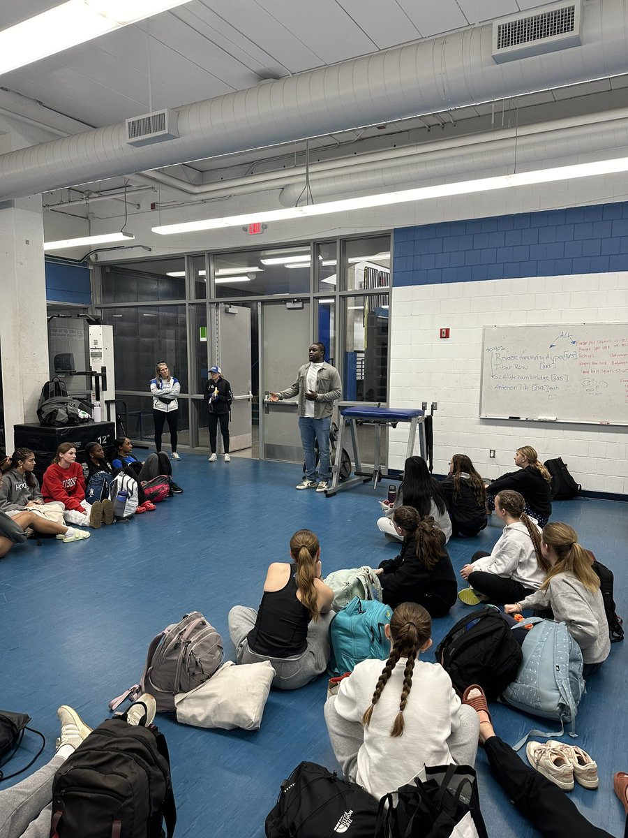 Welcome home, Boye! It was a Great Lake Conference Relays send-off from former All-State HJ Boye Mafe ‘17 and current NFL star with the <a href="/Seahawks/">Seattle Seahawks</a>