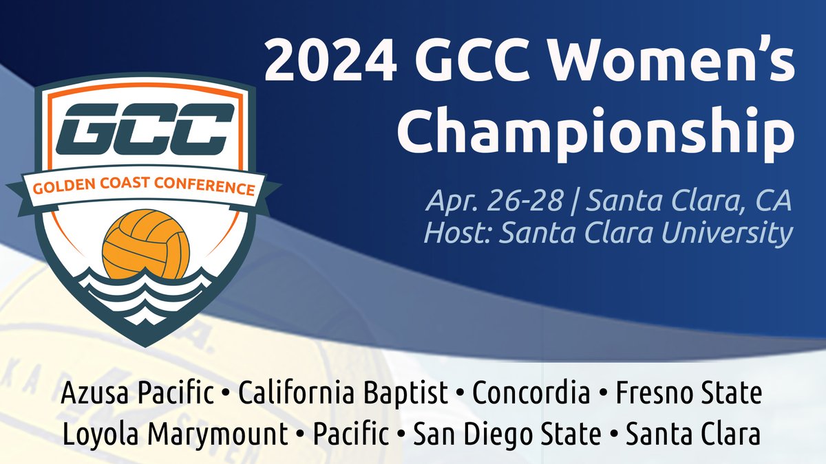 #GCCWaterPolo: Tickets to the 2024 GCC Women's Championship are on sale now! Get your tickets today >> gccwaterpolo.com/news/2024/4/12… #NCAAWaterPolo