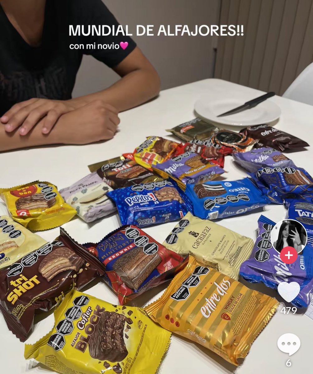 metas tener alguien con quien hacer mundialito de alfajores