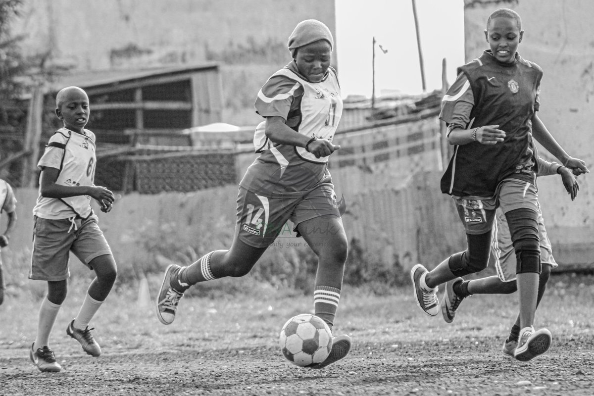 in pursuit of one ball
Photo by @titotabona 
#AFRICALETSPLAY #Footballunitestheworld