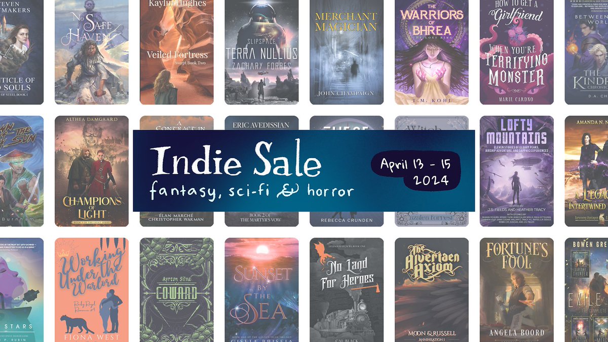 The #IndieSale is here!! The Lost King is only 99¢ (hint: the next 3 books are too!), and there are TON more indie books to explore!

Check it out NOW!! Sale lasts through the weekend.

indiebook.sale

#IndieApril #booksale #booktwt