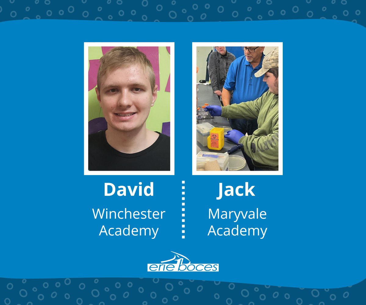 Meet David and Jack, two students in our Exceptional Education program with Erie 1 BOCES. David (West Seneca): loom.ly/bkFTGD8 Jack (Alden): loom.ly/qqD7-FY @WestSenecaCSD @AldenCSD #ExceptionalEducation