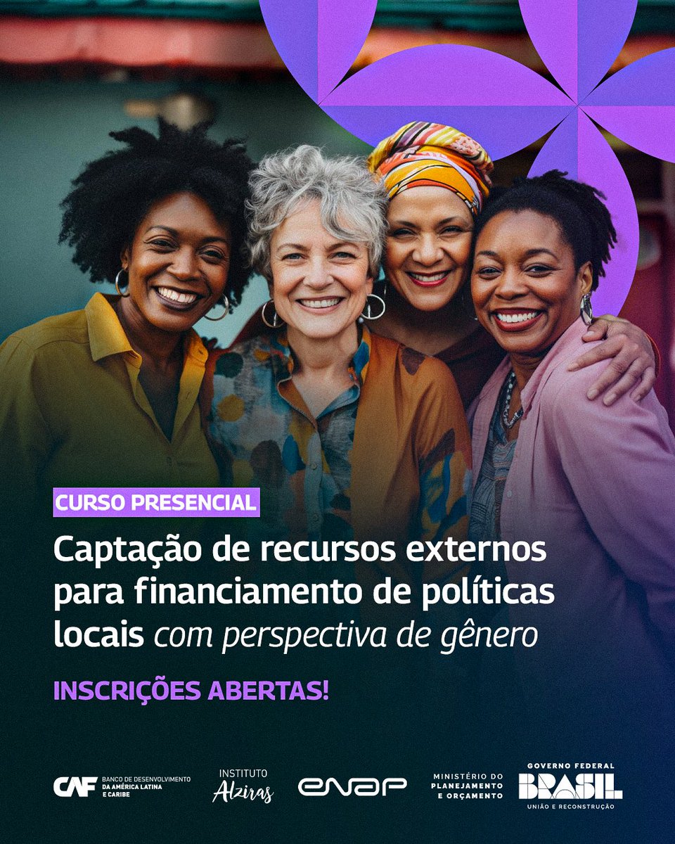 🔊 Queremos promover o engajamento de mais mulheres no processo de elaboração de projetos com financiamento externo. Por isso, estamos lançando um curso para mulheres em cargos de liderança nos governos estaduais e nas prefeituras. Participe: by.enap.gov.br/Prefeitas_Gove…