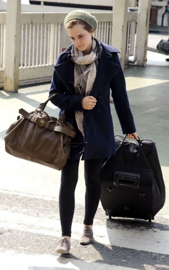 Emma Watson – Candids at Heathrow Airport
