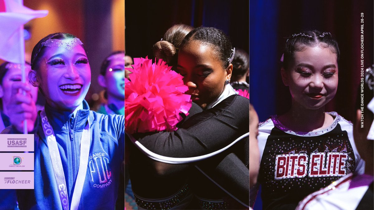 Moments like these 🫶 Experience ALL the excitement of THE Dance Worlds 2024 — LIVE on FloCheer April 26-29 🎥 @flocheer | #USASF #DanceWorlds2024 #THEDanceWorlds #allstar #allstardance #dance