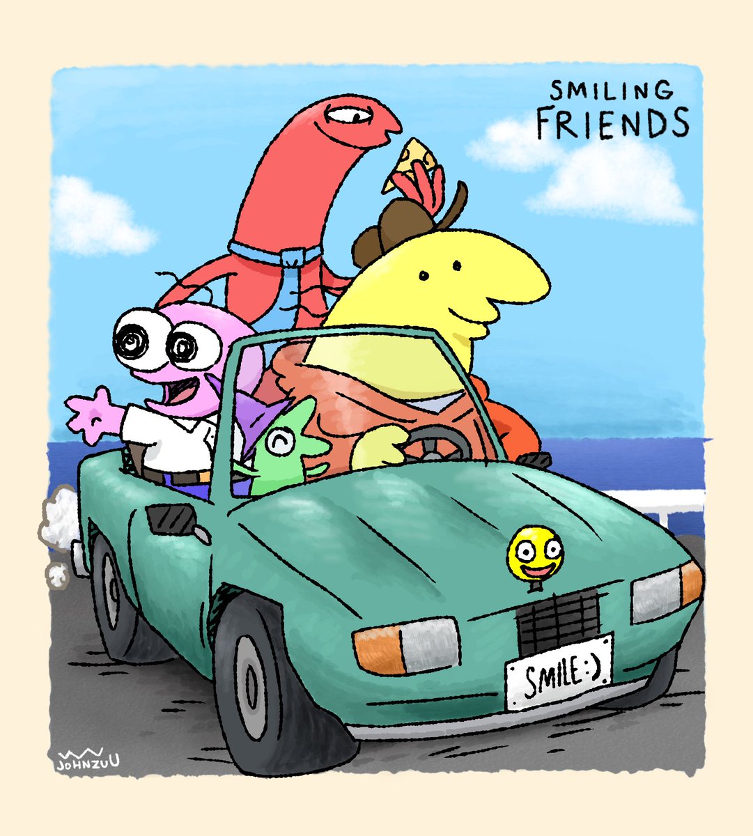 yay a pim and allan (and charlie and glep) adventure! 😀 #smilingfriends