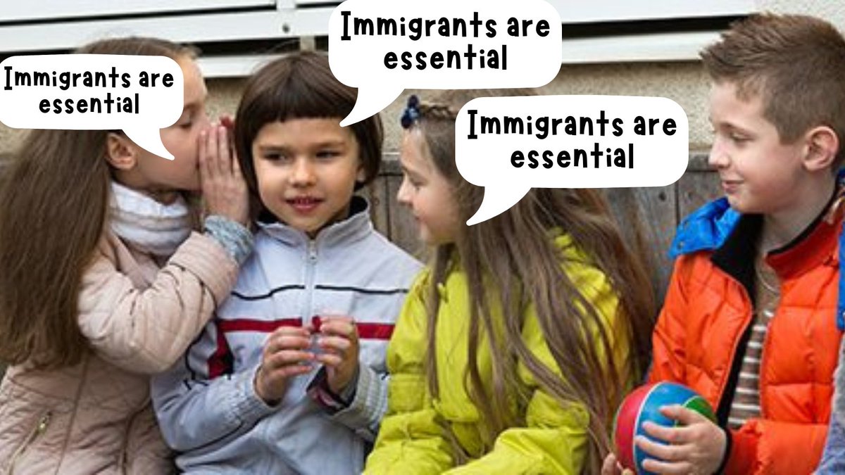 Psst. #ImmigrantsAreEssential

Pass it on.