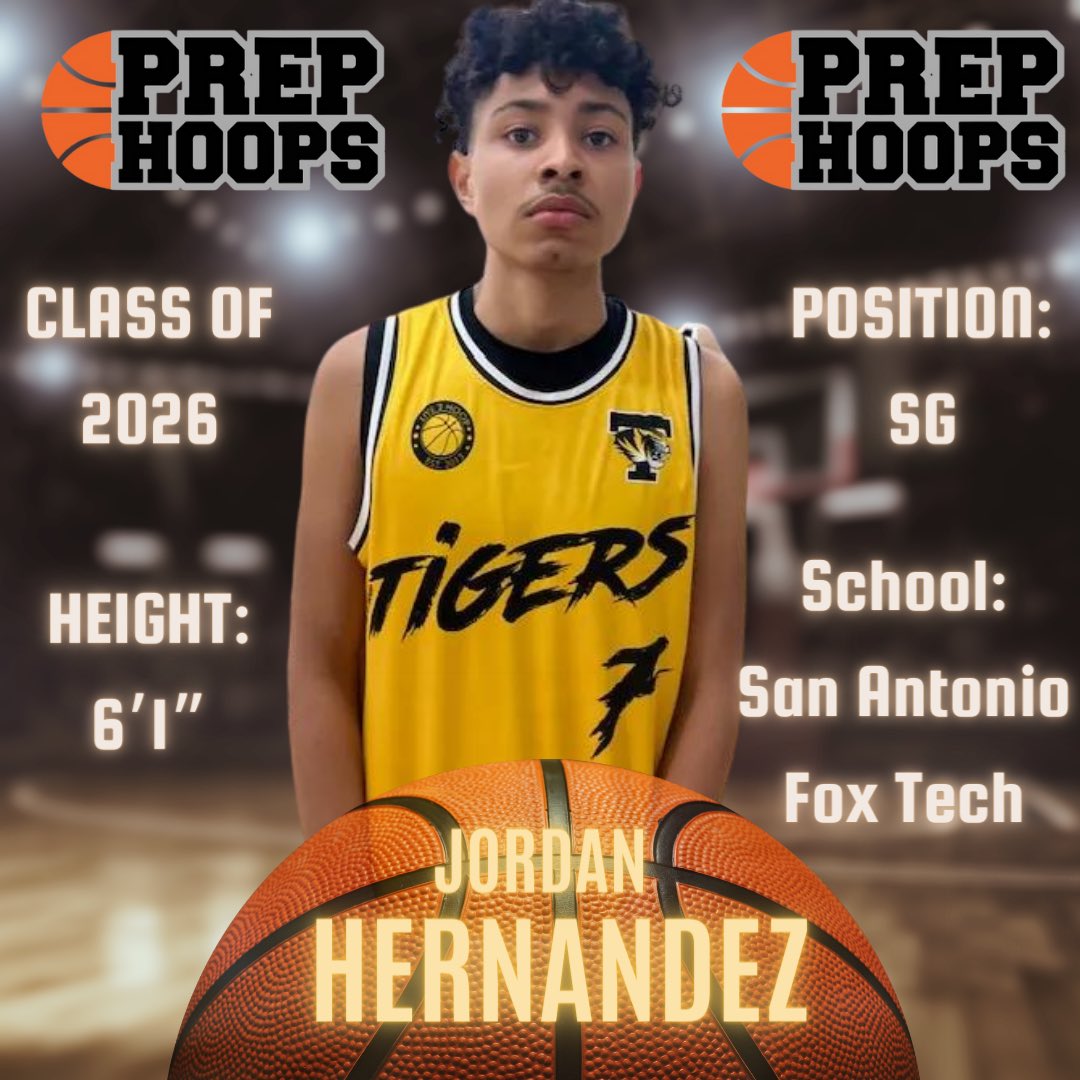 Great to have been so well-represented by Soph. Jordan Hernandez playing w/@TexasTigersAAU at 2024 @PrepHoops Grind Region Kick Off in Oklahoma City, last weekend Congratulations Jordan! Keep working hard! 🦬🏀💪🏽#BuffaloPride @SAISDAthletics @Fox_Tech_HS @live2hoop @BigSmooth2001