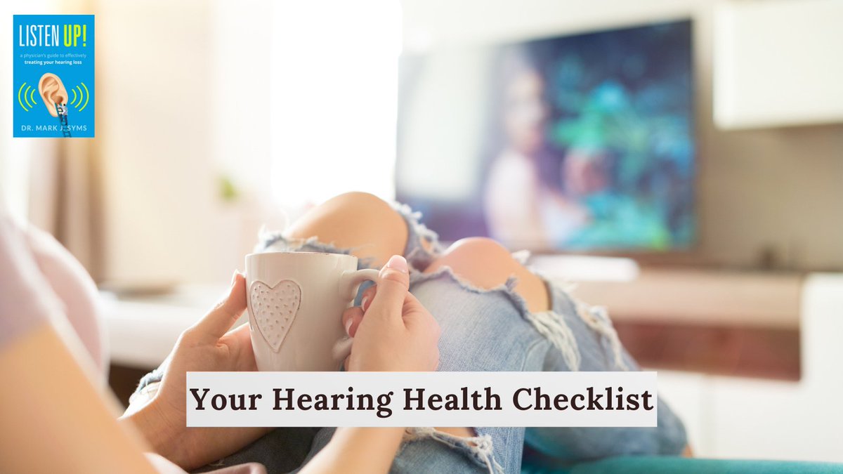 3: People complain that I turn the television up too loud.

Read Dr. Syms' book to get a better handle on your hearing loss! Order your copy today! ow.ly/xXWg50EQzjj

#azhear #eardoc #healthyhearing #betterhearing #hearingloss #hearingaids #hearingawareness #listenup