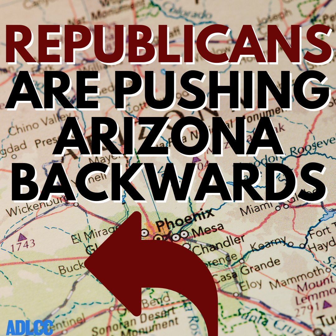 With Republicans turning back the clock to pre-statehood, we can no longer afford not to have the majority. Democrats know what Arizonans need, and we will deliver them in November.