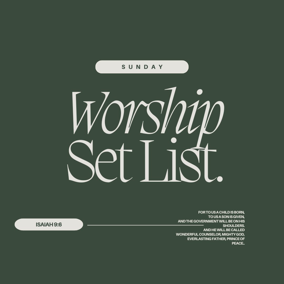 Join us in preparing our heart for worship!
bit.ly/3xGL9E4
Holy Water // We The Kingdom
Good Good Father // Housefires
It Is Well // Bethel Music
Forever Be
Praised // Bethel Music