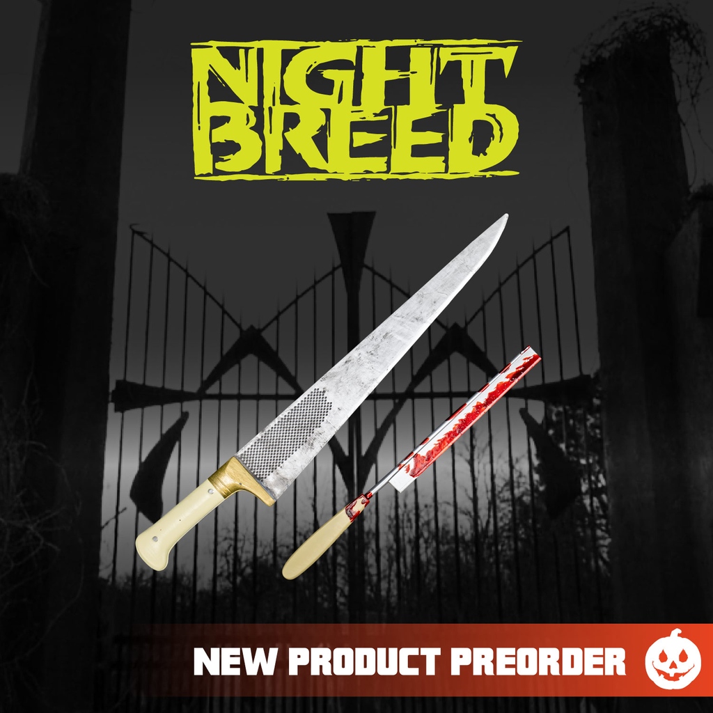 AT LAST, THE NIGHT HAS A HERO!

Trick or Treat Studios is proud to present the officially licensed Nightbreed weapons - Dr. Decker Knife and Razor Blade! Sculpted using countless production stills, every detail from the film is represented.

#TrickorTreatStudios #NightBreed