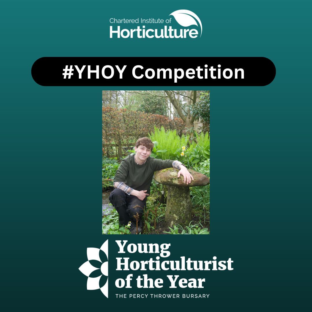 Representing the North West and North Wales, Frank Cooke is currently studying towards his RHS Level 2 Certificate in Practical Horticulture at Myerscough College in Preston, Lancashire. We wish him the best of luck at the Grand Final! #YHOY@CIHort