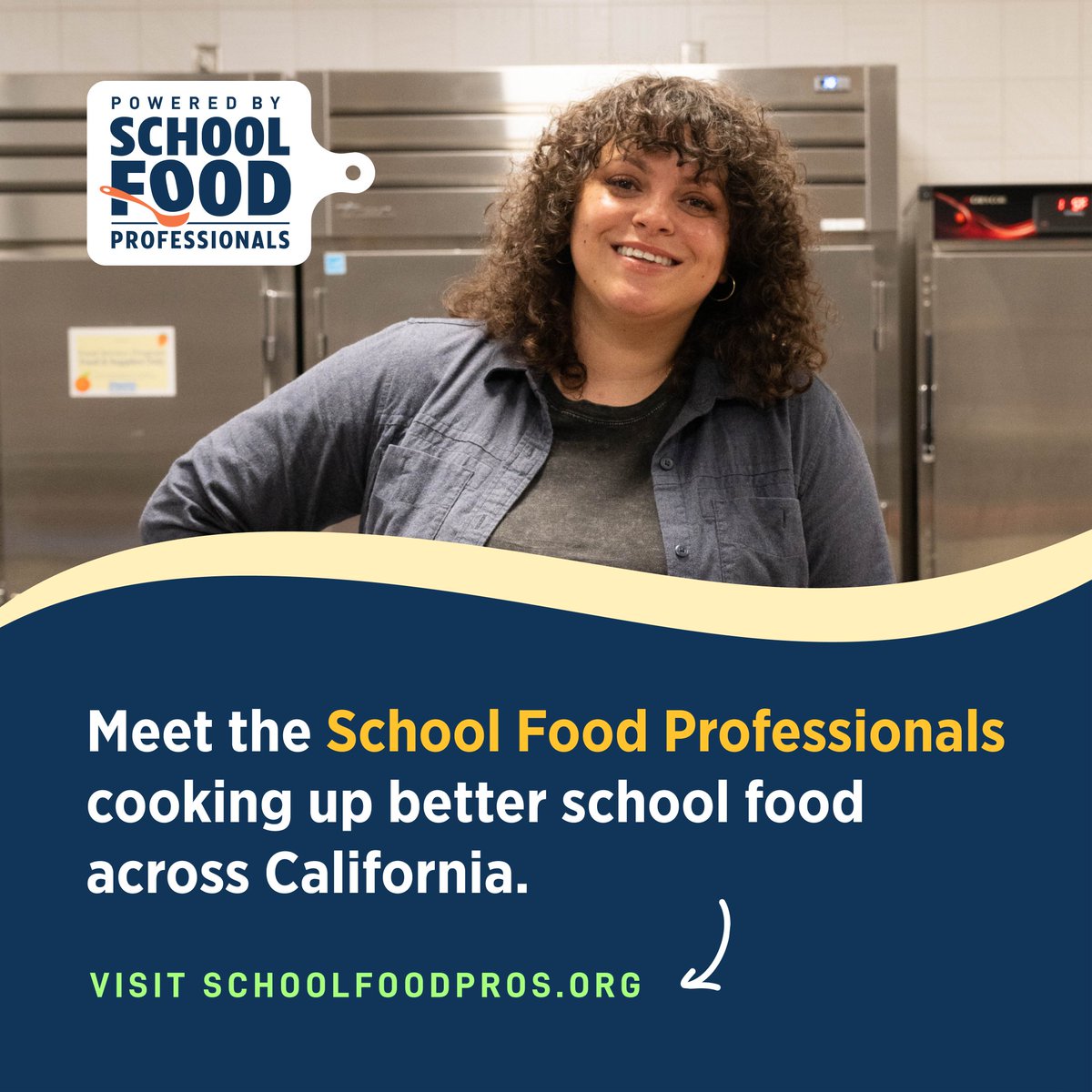 To change school food, we need to change the way people think about school food jobs. That’s why we partnered with the State of California and the California Community Colleges Chancellor’s Office to launch a groundbreaking campaign. Learn more at SchoolFoodPros.org.