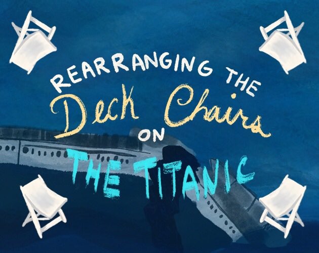@mimsdavies @DWPgovuk @MelJStride How appropriate as we approach the sinking of the RMS Titanic. The @Conservatives ship is holed below the waterline and going down fast 😂 #GTTONow #GeneralElectionN0W #SunakOutNow
