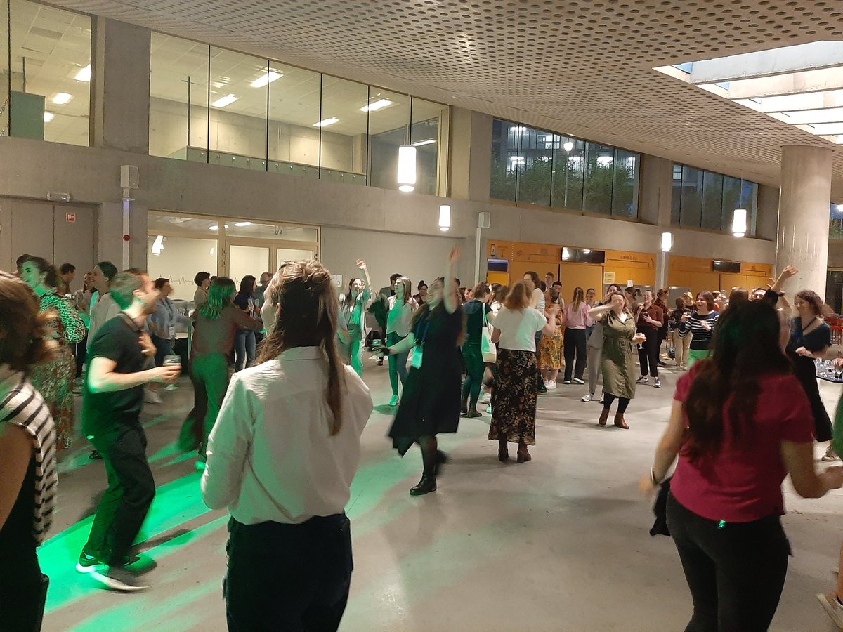 After science, the party continues...