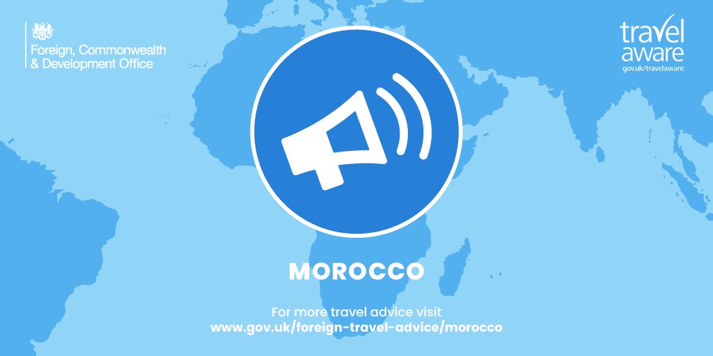 Read our latest travel advice for #Morocco with information on regional risks: ow.ly/yysH50Rfepa