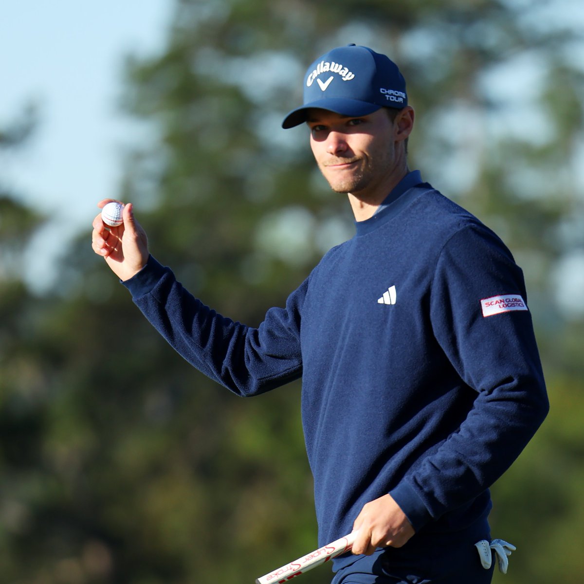 𝟏𝟏𝐭𝐡: Birdie | Bogey 𝟏𝟐𝐭𝐡: Birde | Par 𝟏𝟑𝐭𝐡: Birdie | Birdie Nicolai Højgaard is -3 through two rounds at Amen Corner on his debut 💪 #TheMasters