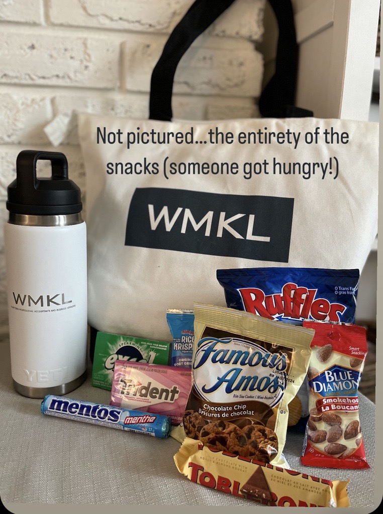 Entering the final stretch of tax season, the Partners wanted to express their gratitude for the dedication and hard work each of our staff have demonstrated.  To help keep their energy up and spirits high, we prepared a token of our appreciation!