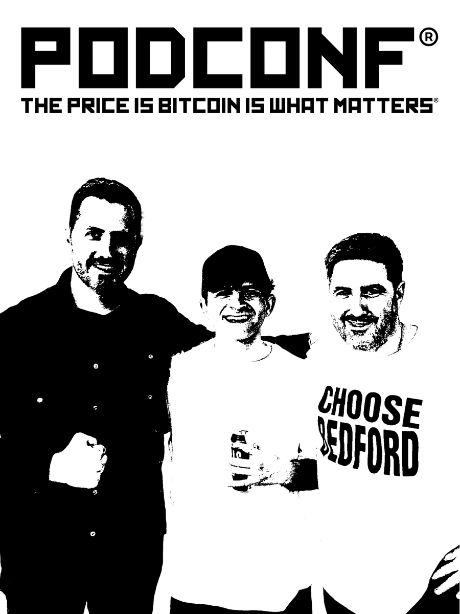 This is the face of PODCONF Approved Tier 1 influencers. The Price Is Bitcoin Is What Matters®