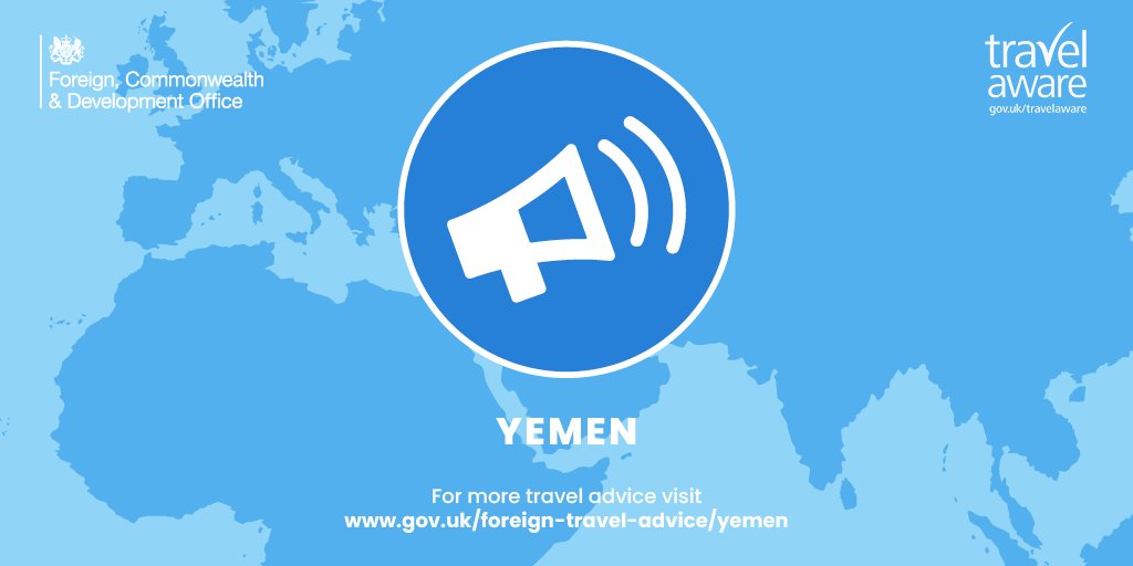 Read our latest travel advice for #Yemen with information on regional risks: ow.ly/EIao50Rffyk