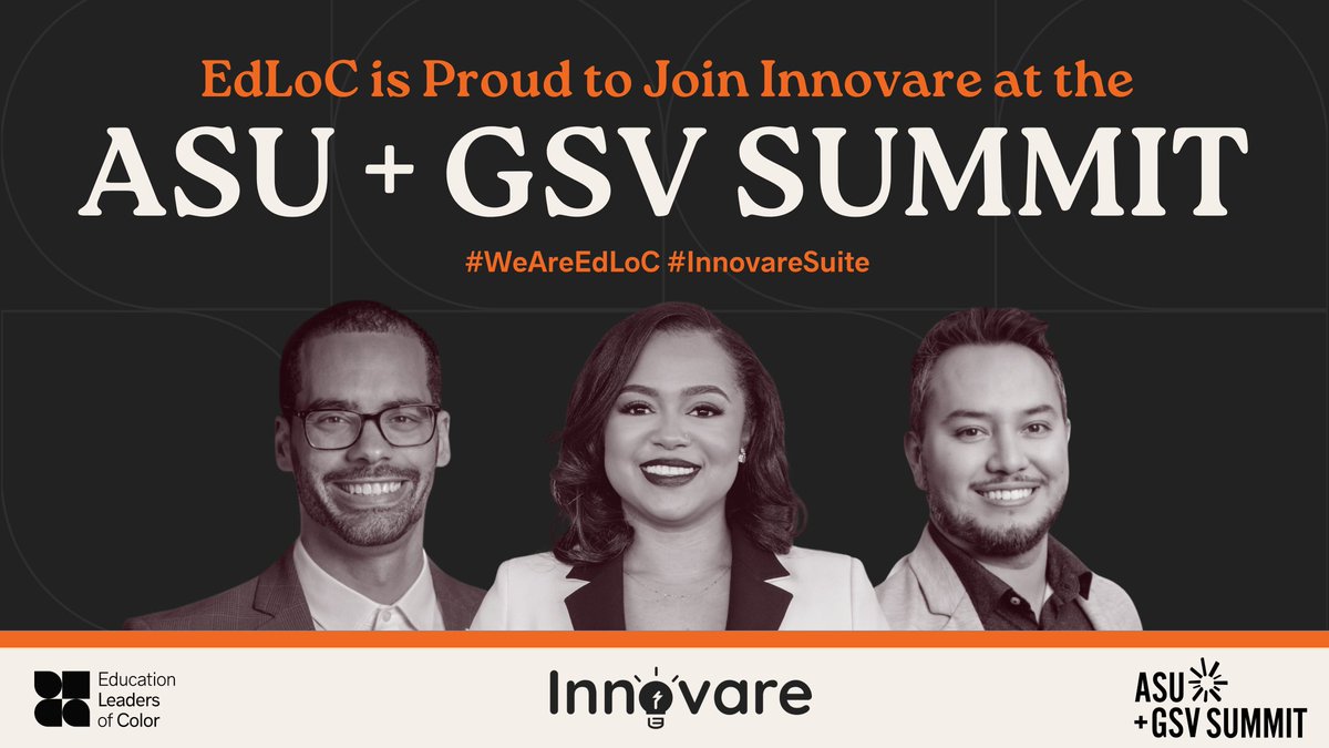 Excited to join @InnovareSIP at @ASUGSVSummit for groundbreaking sessions on the future of education & tech! Engaging discussions featuring our CEO @bossiers plus EdLoC members and leaders at @InnovareSIP @LFDeLeon and @NickFreeSIP. RSVP #InnovareSuite: bit.ly/innosuite