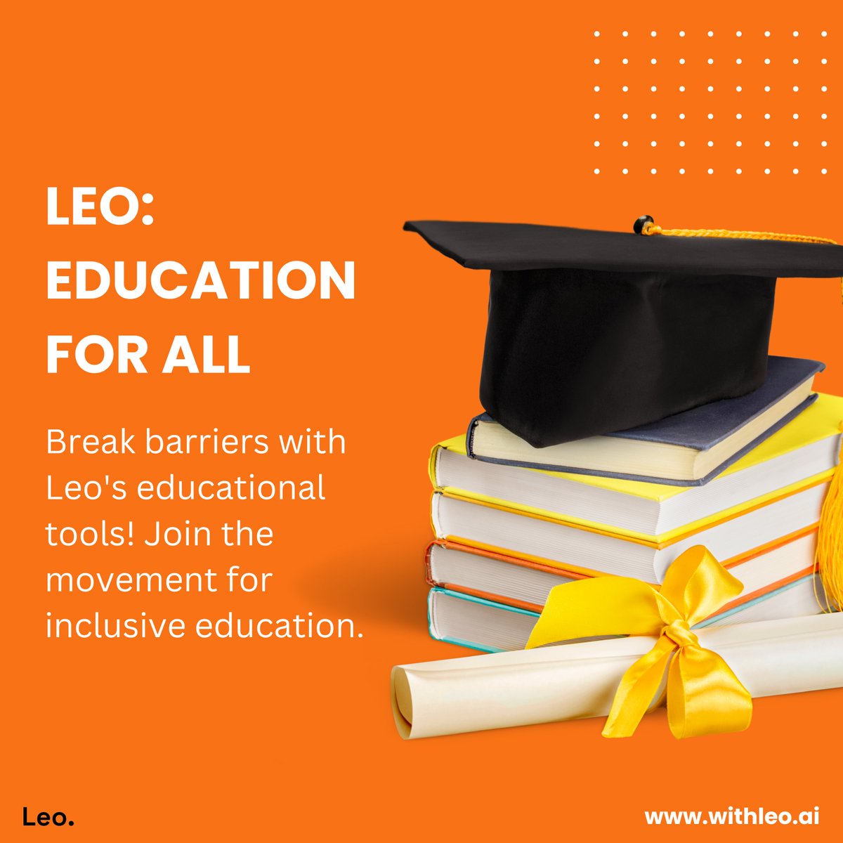 Leo champions global education equity by providing tools for overcoming learning barriers. Join us in making education inclusive at withleo.ai. 🌍

#AI #edtech #education #teaching #AIinEducation #TeacherTools #TeachingAssistants #EducationalAI