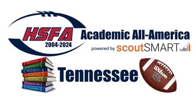 Congrats @creasy_kyler for being named @HSFBamerica Academic All American! #OaklandTN