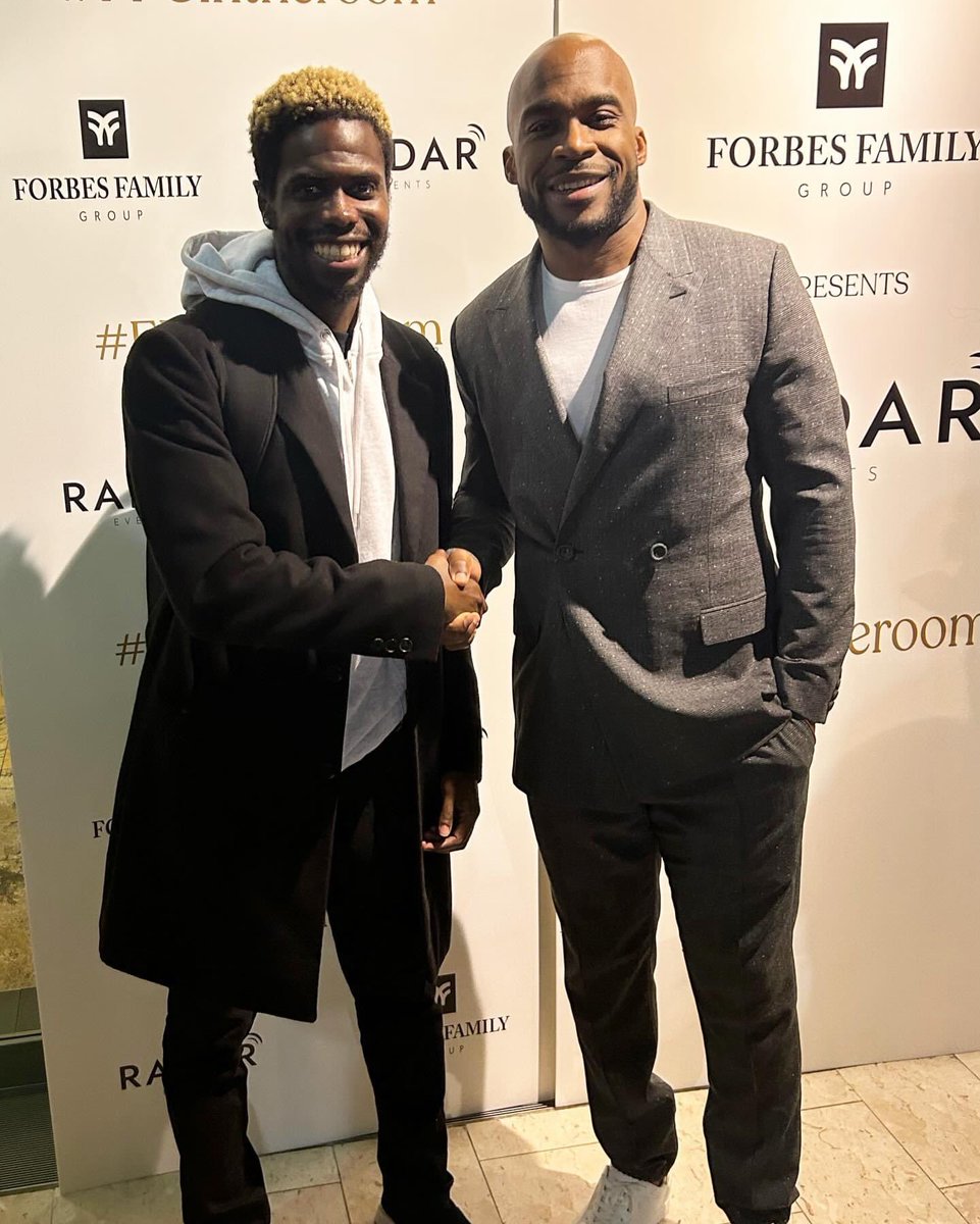 Kayode 🐺🏆 (@kayodedamali) on Twitter photo Pleasure to have been invited to the <a href="/forbesfamilygrp/">Forbes Family Group</a> Radar event.
I first came across the man himself, Dean, years back through being on #TheApprentice and then when I out he’s a fellow Catford boy (who played football to a good standard too), I gravitated to him even more 🔵⚪️ Pleasure to have been invited to the <a href="/forbesfamilygrp/">Forbes Family Group</a> Radar event.
I first came across the man himself, Dean, years back through being on #TheApprentice and then when I out he’s a fellow Catford boy (who played football to a good standard too), I gravitated to him even more 🔵⚪️