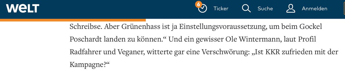 Radfahrende und sich #vegan ernährende Menschen fallen der #Springer-Presse immer schnell als etwas sonderbare Menschen auf.