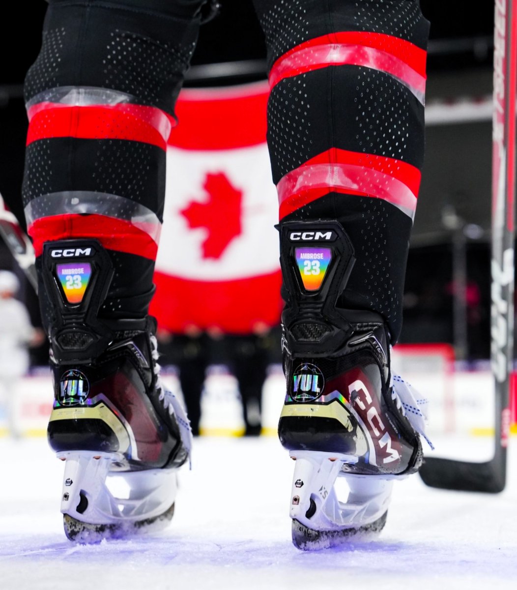 .@ambrose_13 lookin' more sharp than a skate blade in her @CCMHockey skates! 🇨🇦 🍁 📸 Matt Zambonin/IIHF. #WomensWorlds