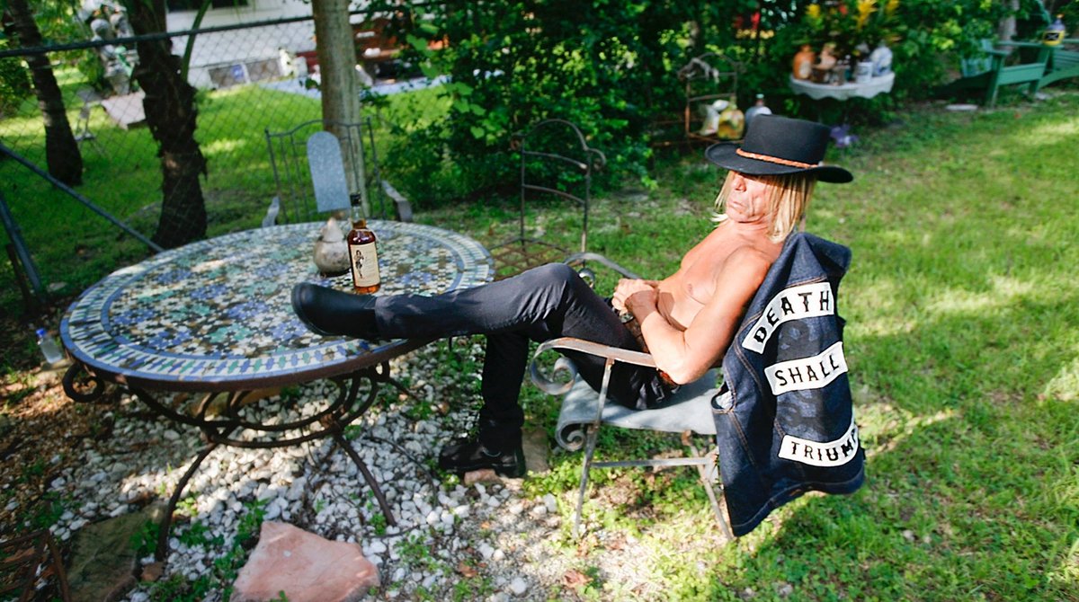 Weekend mood. @IggyPop #ShotByRock for @SailorJerry in 2014