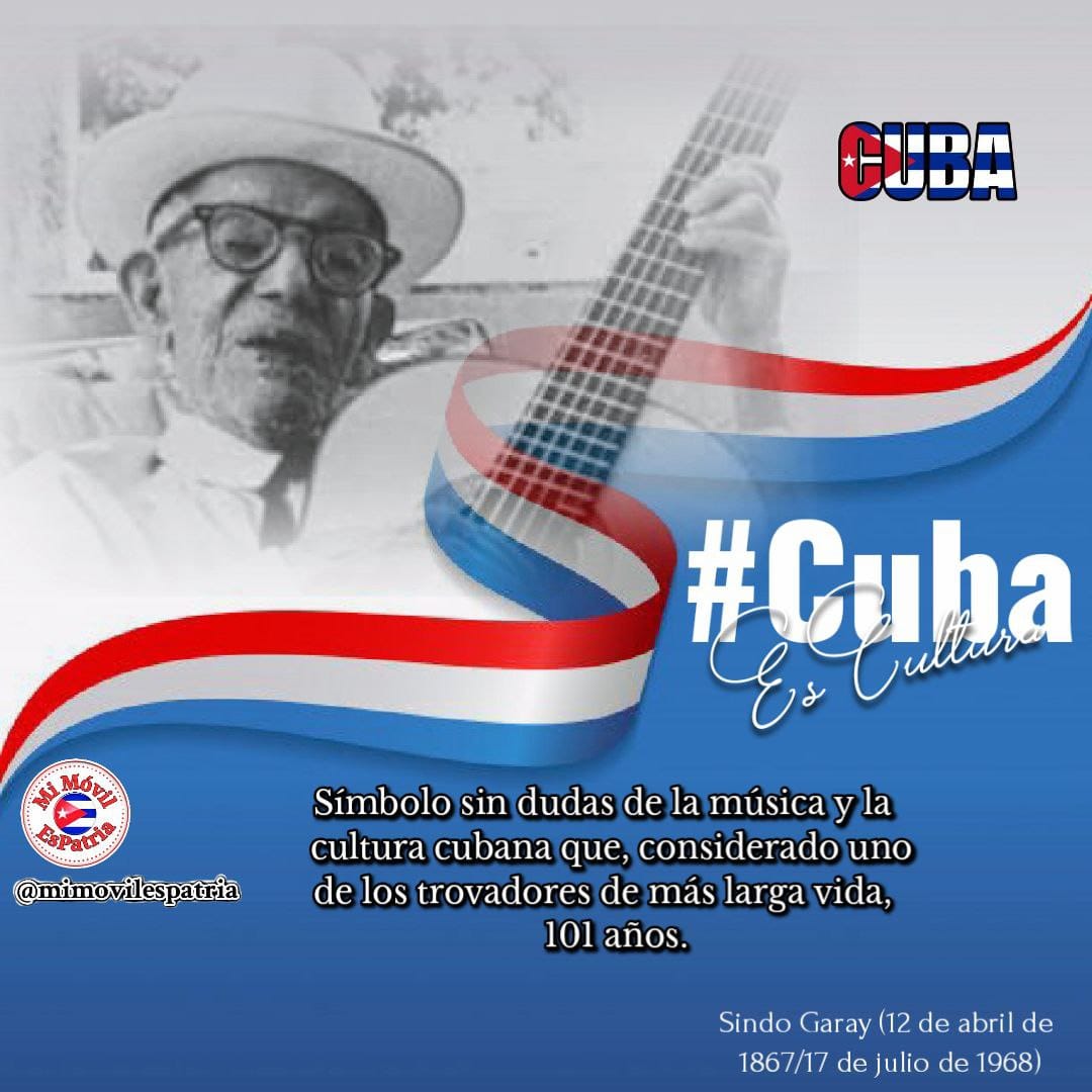 Sindo Garay es conocido por sus letras poéticas y melódicas, que reflejan la vida cotidiana, el amor, la naturaleza y las tradiciones cubanas. Hoy #Cuba recuerda su natalicio. #CubaEsCultura #MiMóvilEsPatria