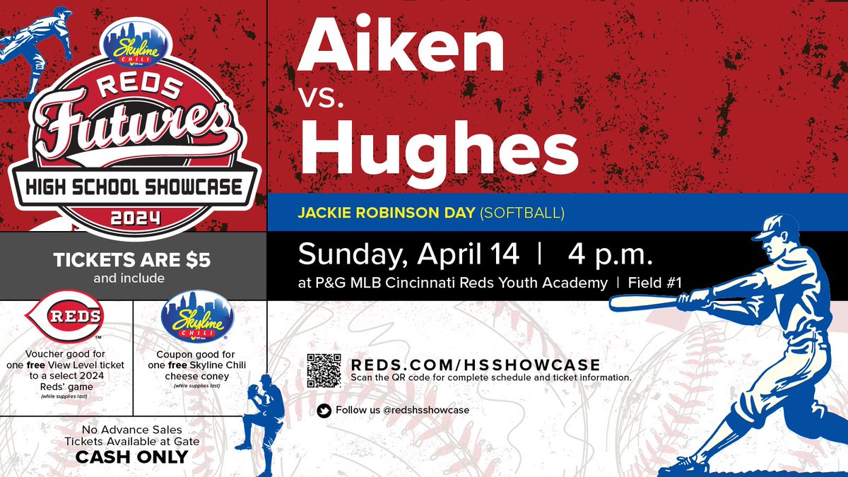 Big weekend as #AikenBB and #AikenSB are participating in the @InGameSports and @redshsshowcase Jackie Robinson Weekend. ⚾️ takes on @ItsBlue_AllDay on Saturday. First pitch is at 3pm. 🥎 takes on @BIGREDATHLETICS on Sunday. First pitch is at 4pm. Tickets are $5 at the gate.