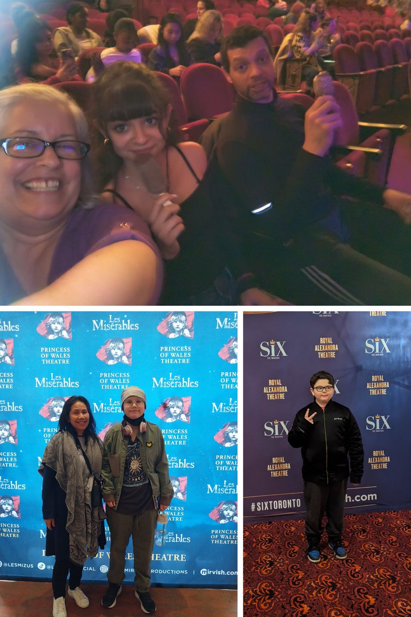 Many thanks to @KidsUpFrontTO for the donated tickets that allowed these OPACC families to enjoy recent @Mirvish theatre shows like 'SIX' and 'Les Miserables'!