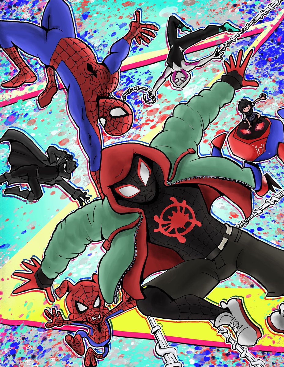 It's a big multiverse out there.
#spiderman #spiderverse #acrossthespiderverse #milesmorales #gwenstacy #spidergwen #peterbparker #spiderham #pennyparker #spiderwoman #spidermanart #spidermanfanart #zladdsmithart #illustrationwork #illustrationchallenge #drawingdaily