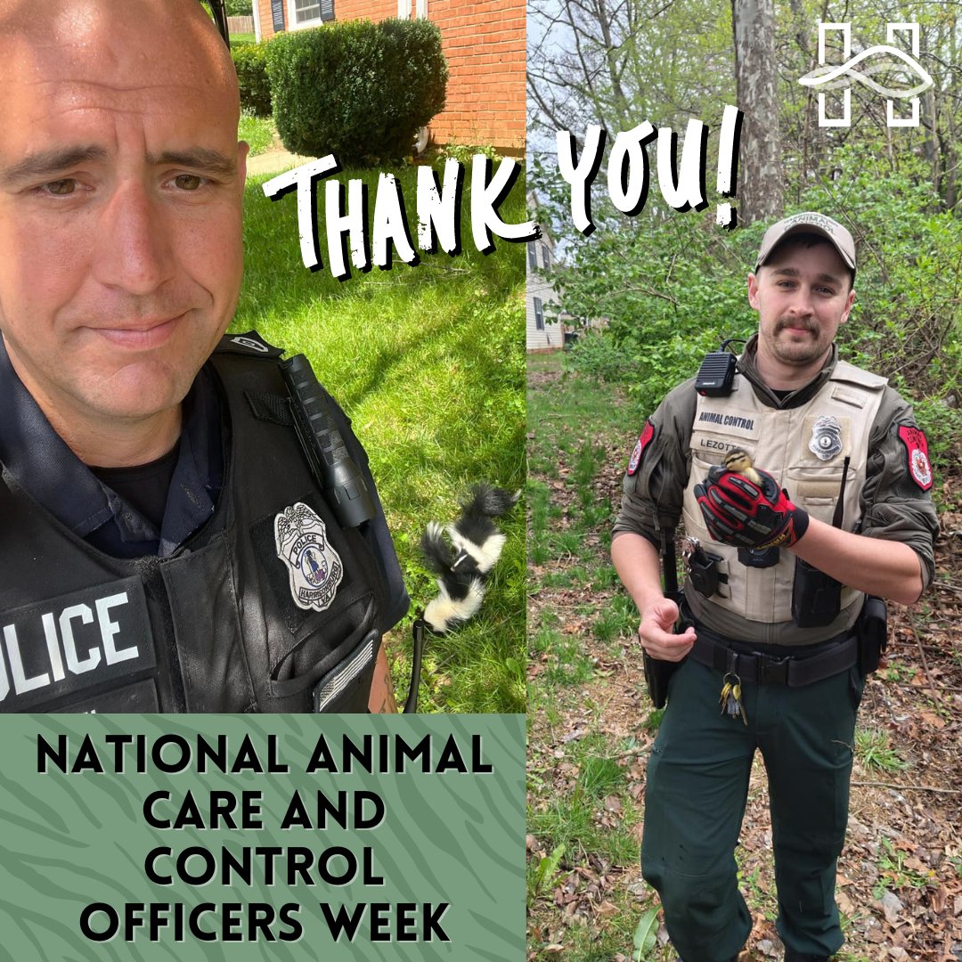 This week is National Animal Care and Control Officers Week! Thank you to our hardworking Animal Care and Control Officers and all they do for the community!
