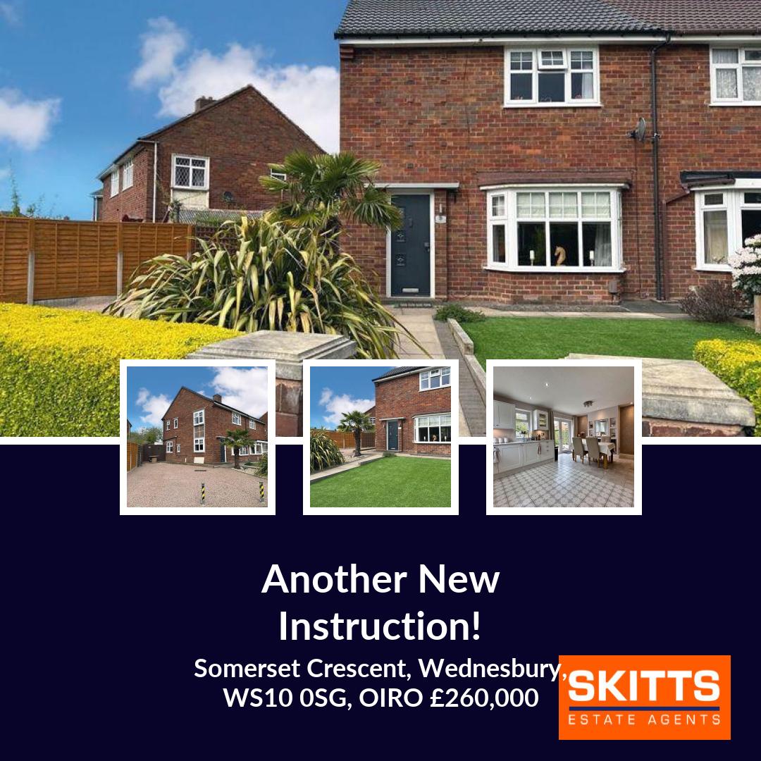 📍Somerset Crescent, Wednesbury, WS10 0SG
🏡 3 bed Not Specified, OIRO £260,000
onthemarket.com/details/131620…

#skitts #propertyforsale #wednesbury #westbromwich #walsall