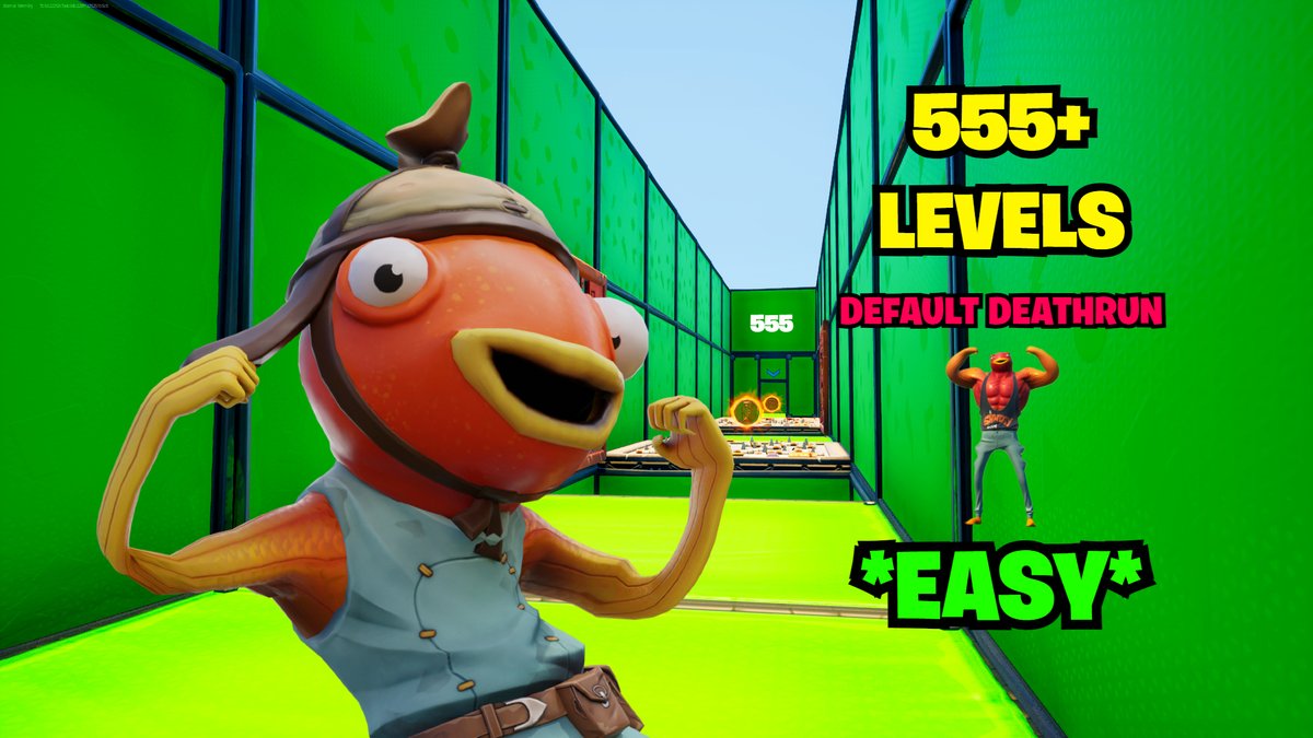 ❗New Map❗ 🏃 555+ LEVEL DEFAULT DEATHRUN 🏃 Easy and Chill Deathrun with more than 555+ Levels to Complete. Can you Complete them all? ✔ 555+ Levels ✔ Easy & Chill ✔ Good With Friends ✔ Casual Map Code: 8630-5473-3660 Creator Code: EMG #EpicPartner