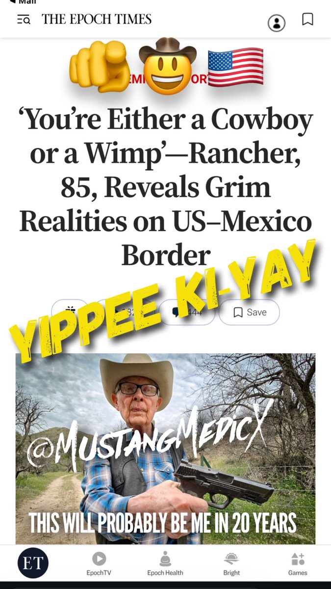 If you’re 85 you know you’re part of the (Greatest Generation). I salute you for saying it like it is. If we would sit down, slow down and listen to our elders, we could learn something and pass it down to the deceived. William Wieting, MustangMedic, The Peoples Journalist.