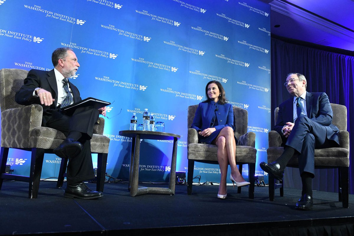 Special thanks to former deputy natl sec adv #DinaPowellMcCormick & former amb to #Israel #TomNides for a spirited but civil bipartisan discussion of #Hamas-#Israel war and US #MiddleEast policy, featured event of ⁦@WashInstitute⁩’s annual conference gala last night.
