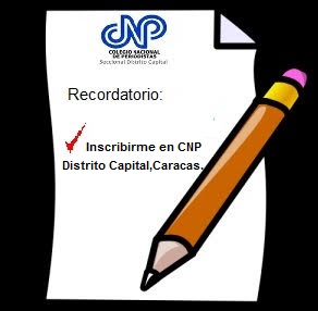 #12Abr Colega: no olvides tus compromisos. Inscríbete en el #CNPCaracas . Fortalezcamos el gremio periodístico. Info: cnpcaracas.ve@gmail.com