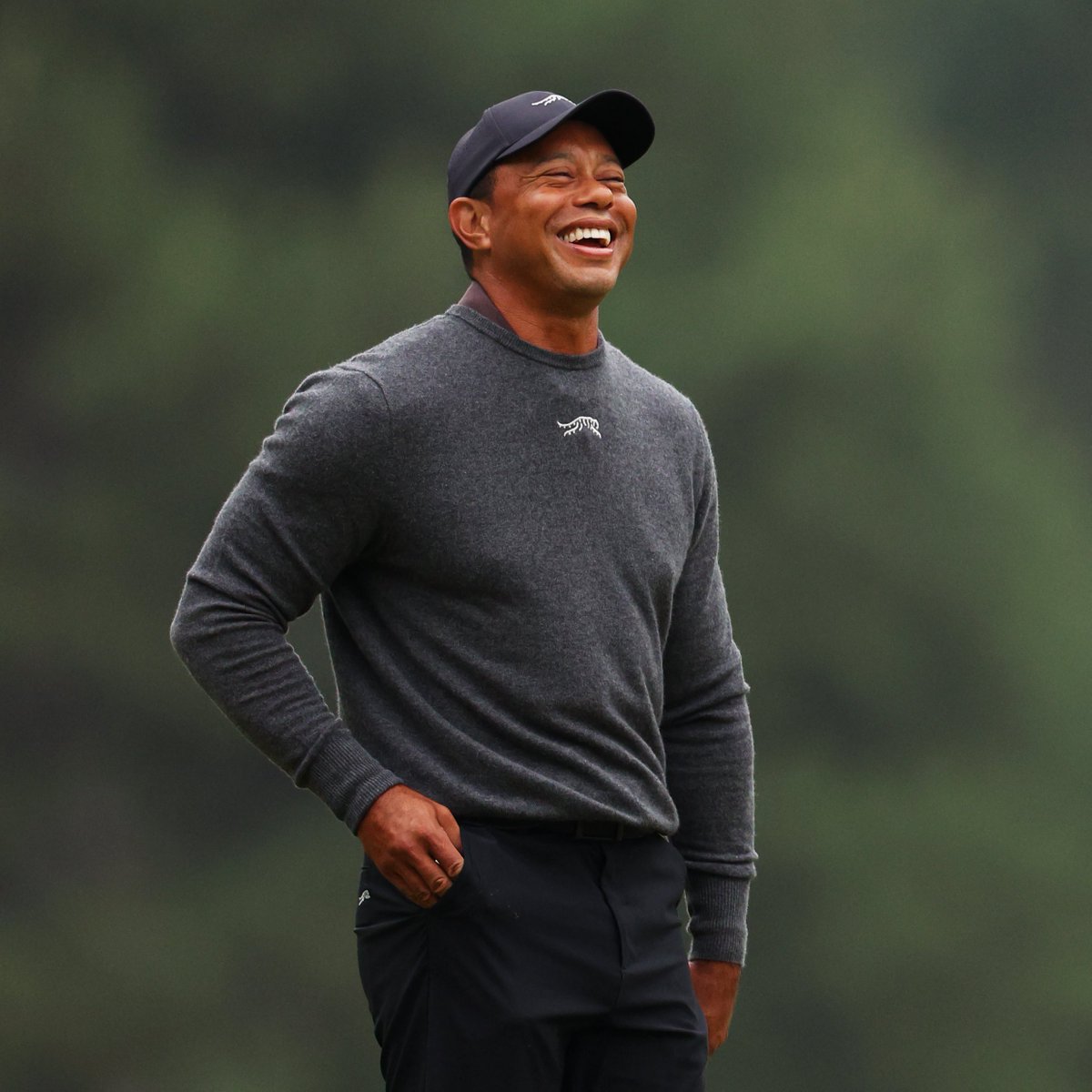 Tiger Woods breaks yet another record by becoming the first player to make 24 consecutive cuts at The Masters 🤯 #TheMasters